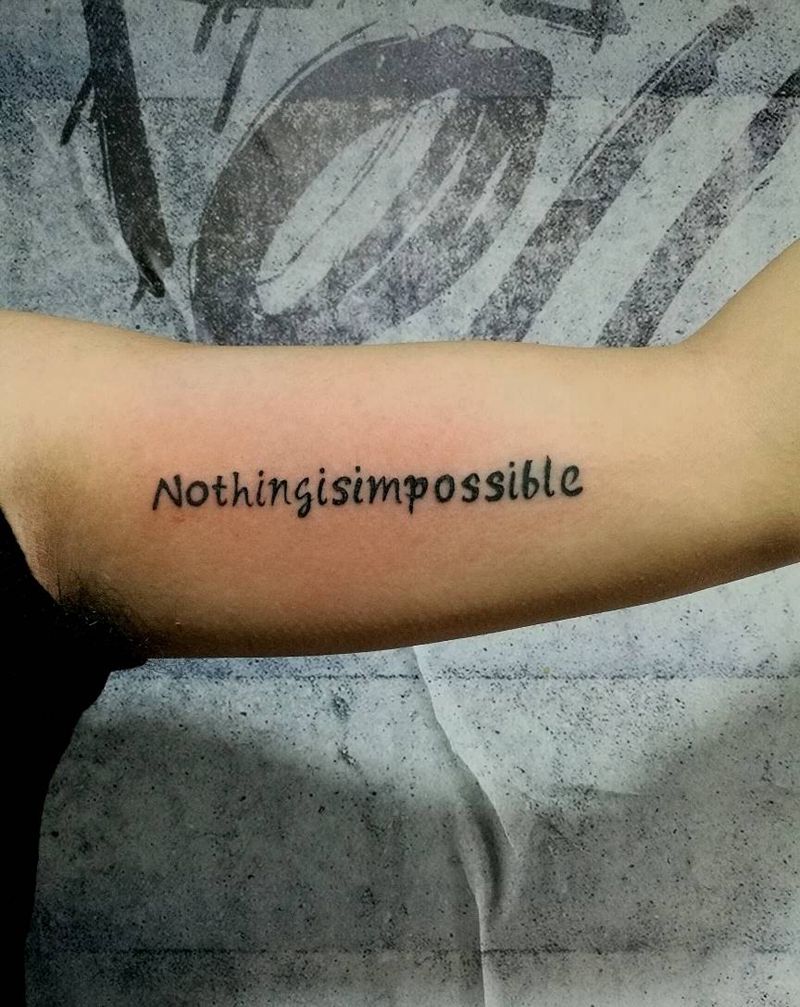 没什么不可能纹身图片