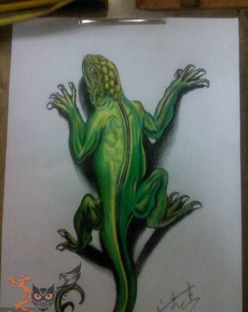 旺角纹身手稿纹身图片