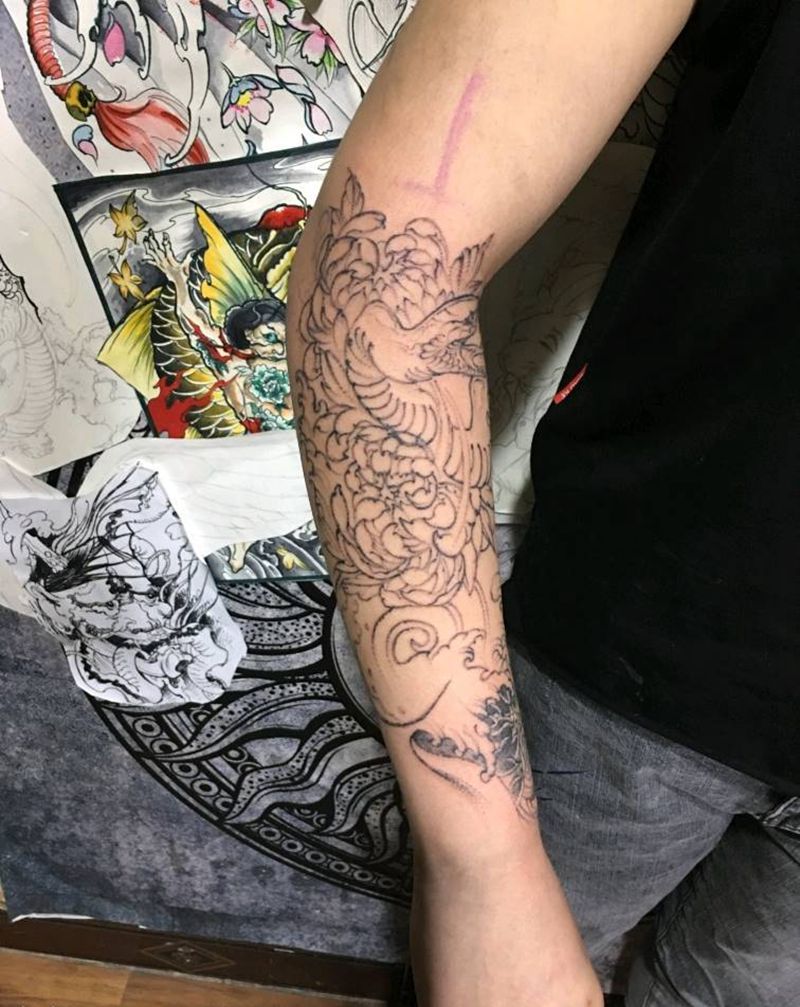 蛇纹身图片_新传统纹身图案