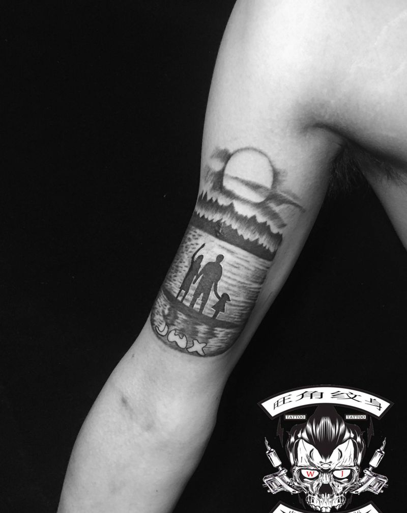 手臂内侧纹身图片