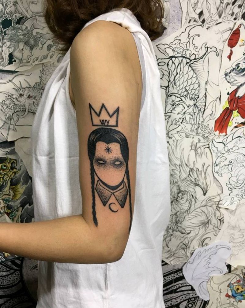 暗黑小图纹身图片_手臂纹身图案