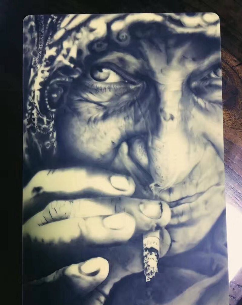 超写实练习皮作品纹身图片