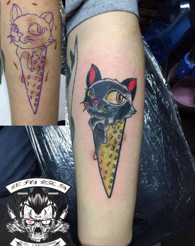 疤痕遮盖纹身图片