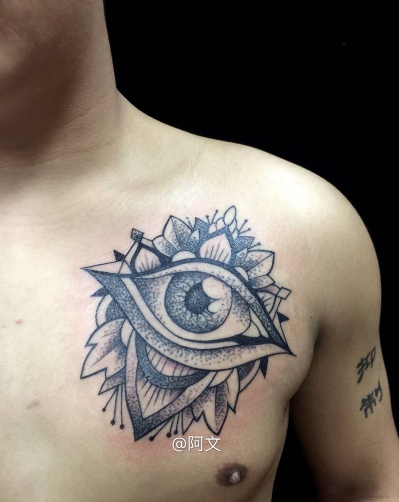 上帝之眼纹身图片