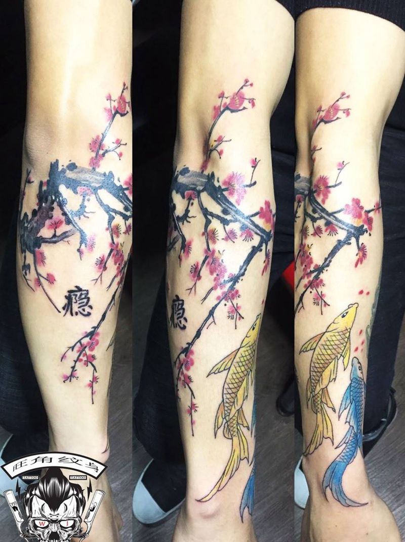 彩色图纹身图片