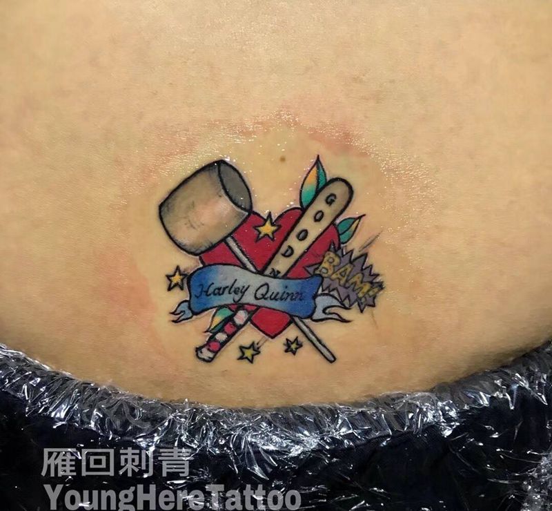 哈莉奎茵纹身图片