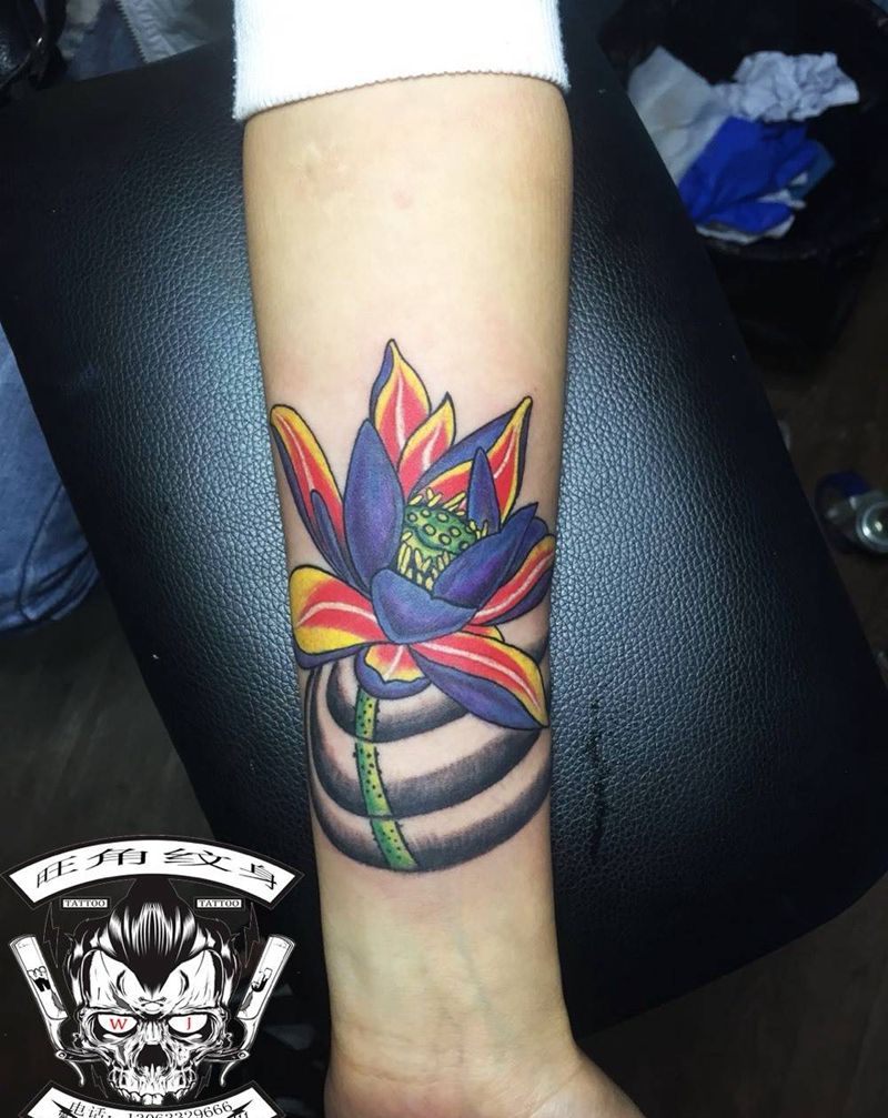 彩色图纹身图片