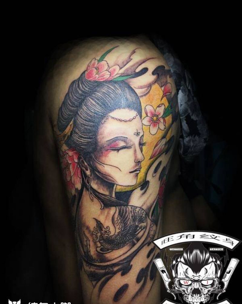 彩色图纹身图片