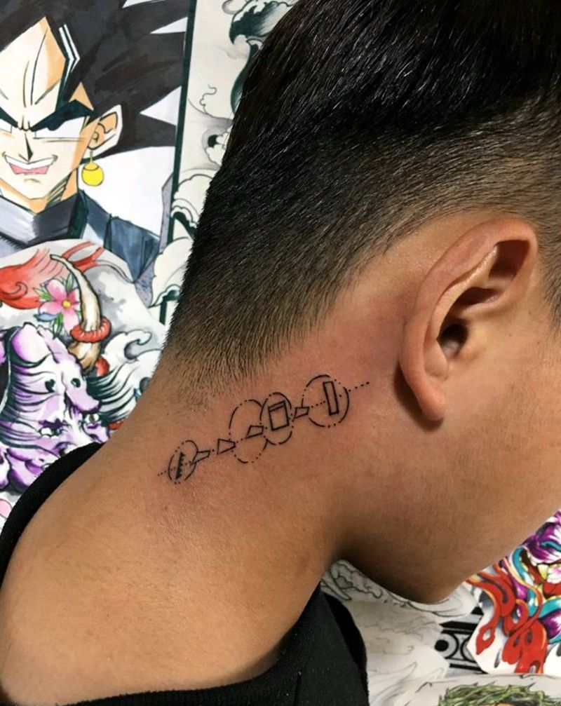 几何小清新纹身图片_几何纹身图案