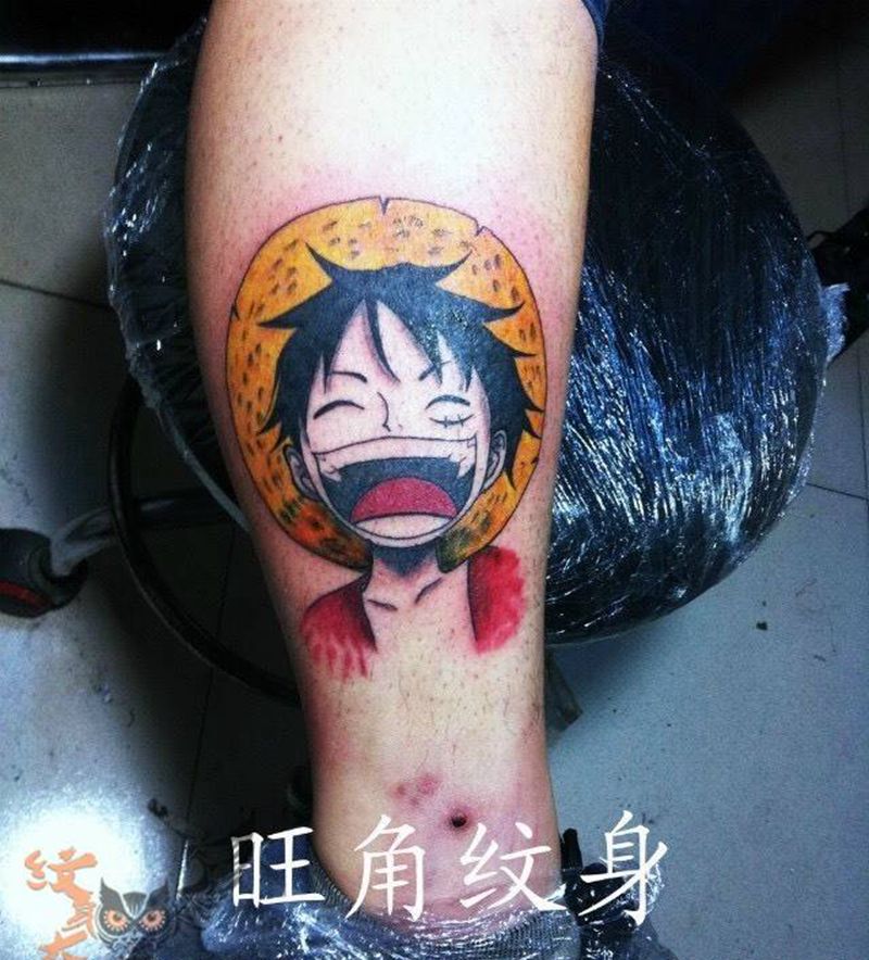 彩色小图纹身图片