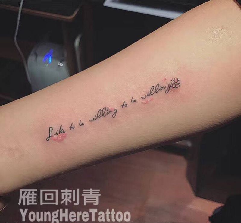 小英文纹身图片