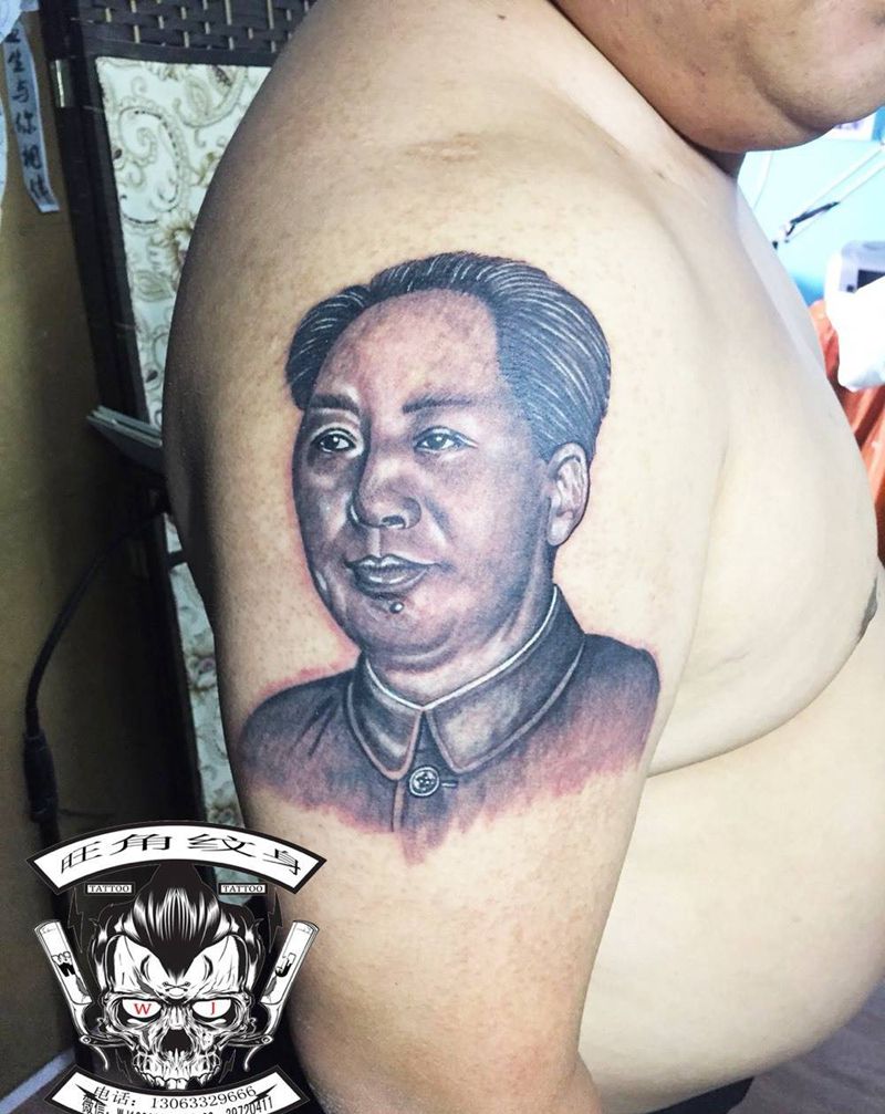 肖像作品纹身图片