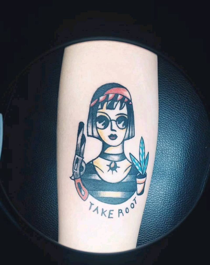 杀手不太冷纹身图片