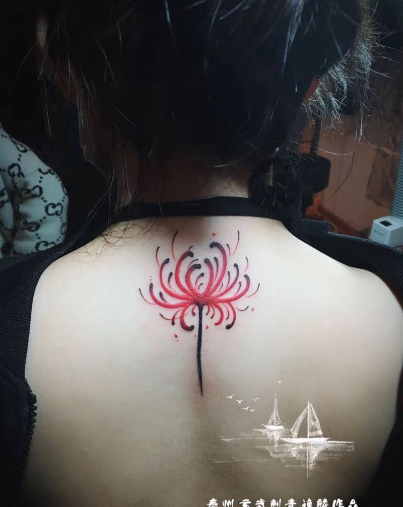 彼岸花纹身图片