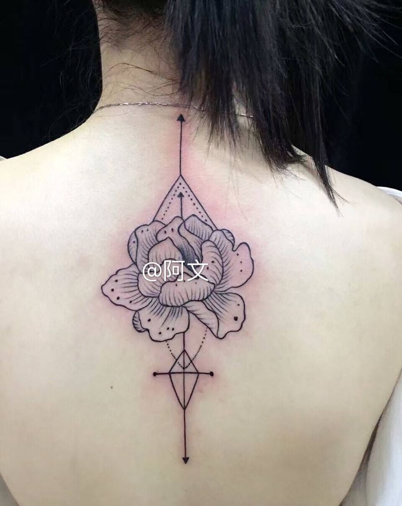 几何花纹身图片