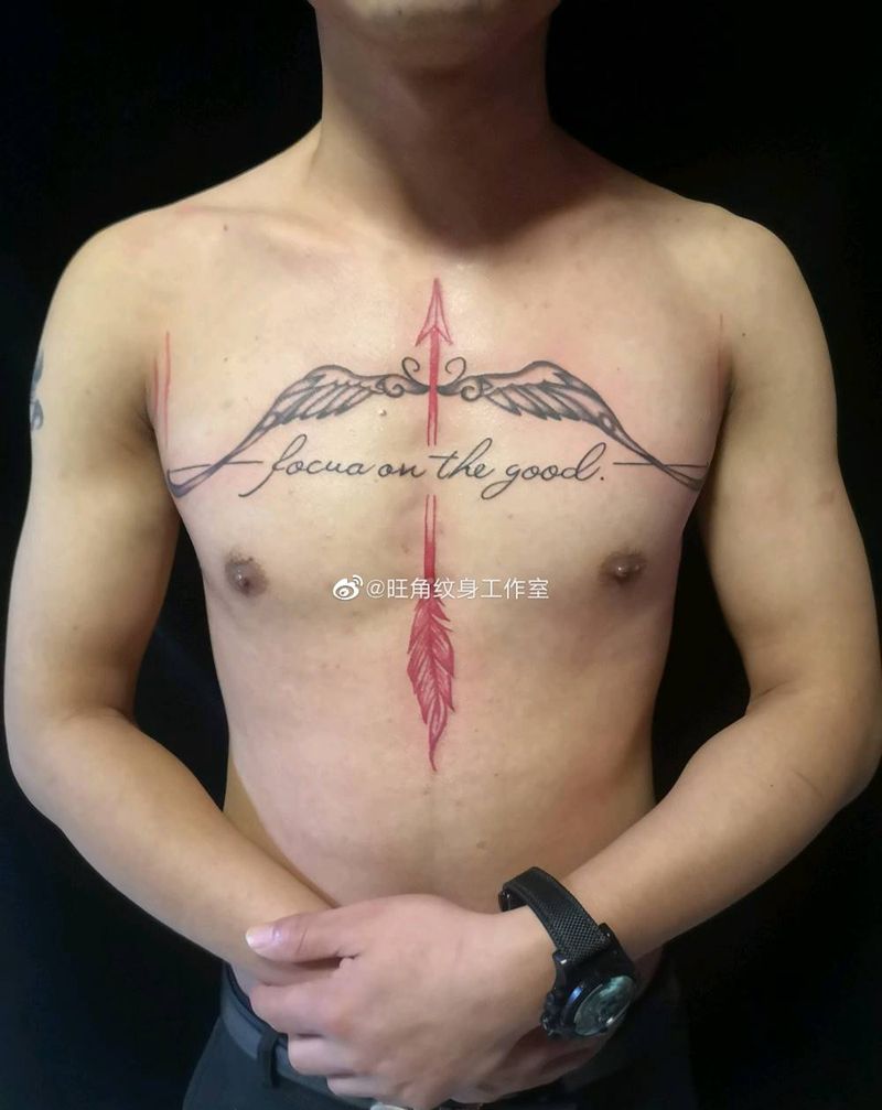 个性图案纹身图片_胸部纹身图案