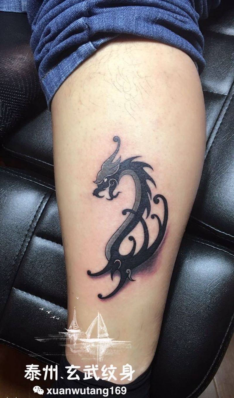 龙图腾纹身图片