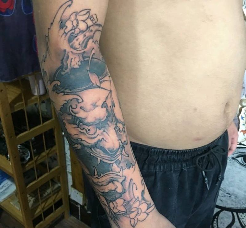 般若纹身图片_新传统纹身图案