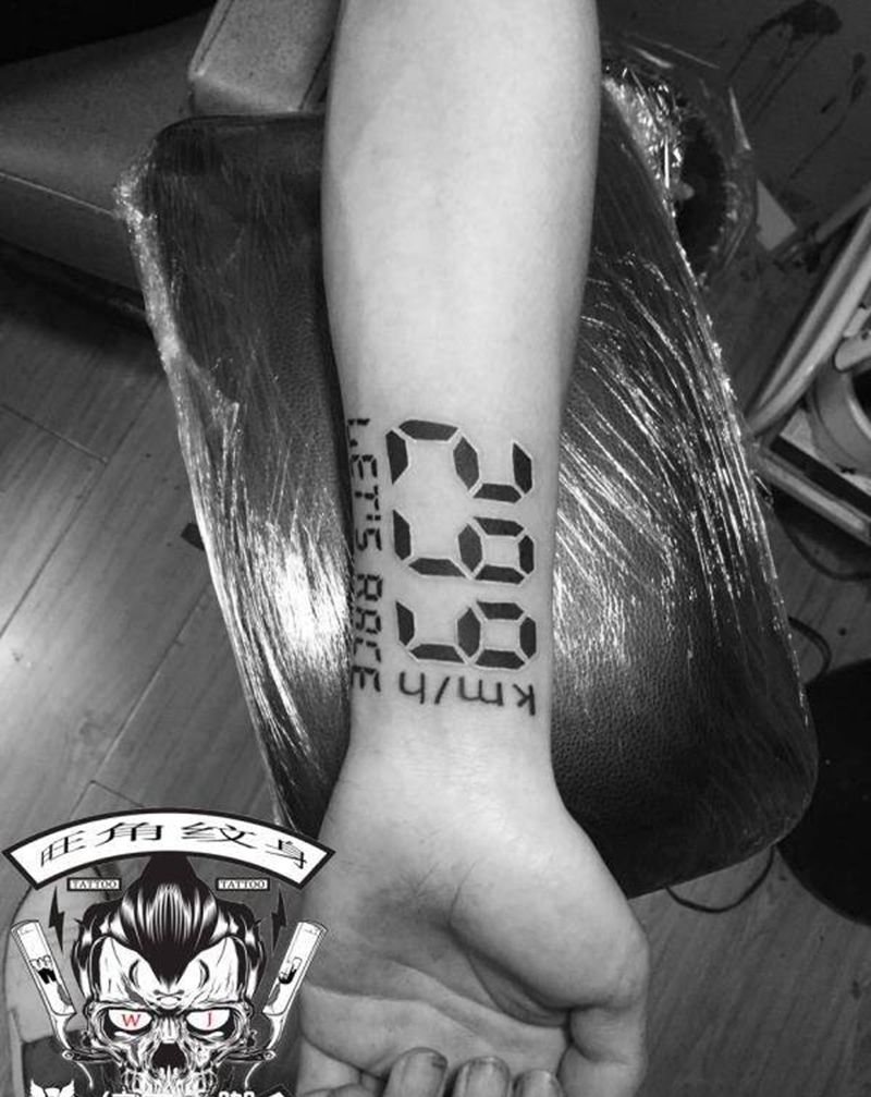 数字纹身纹身图片