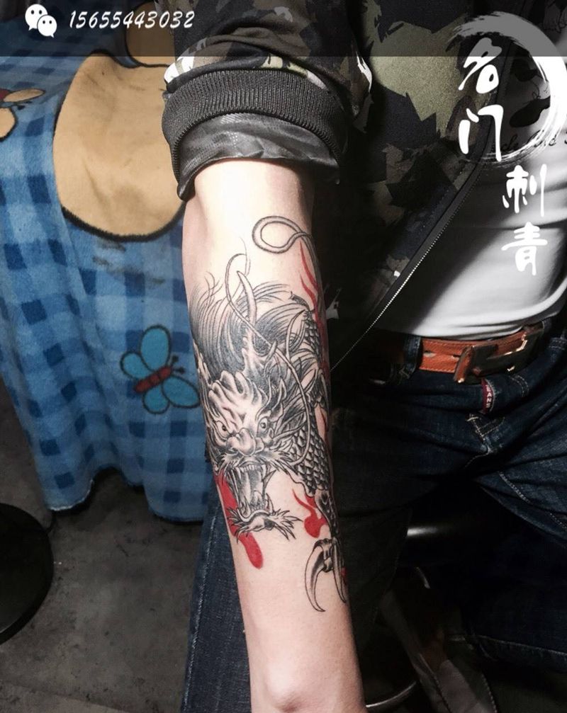 麒麟纹身图片
