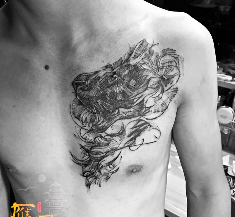 如果我不说  你们能不能看出是遮盖纹身图片