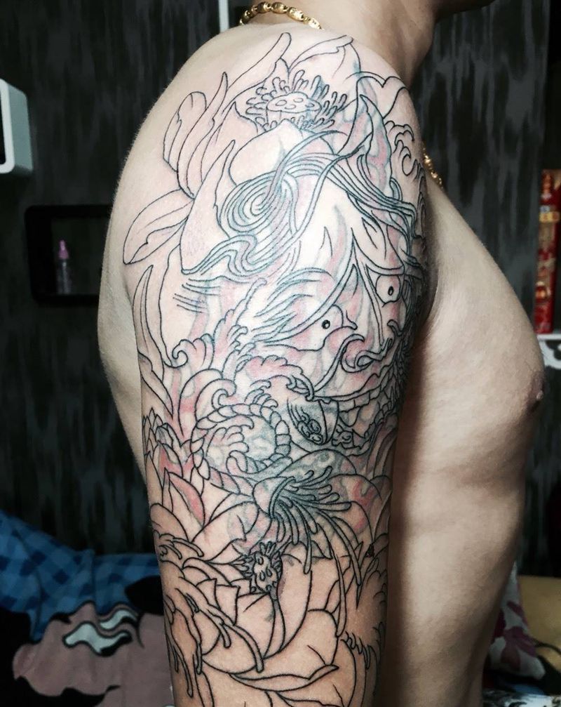 般诺遮盖纹身图片