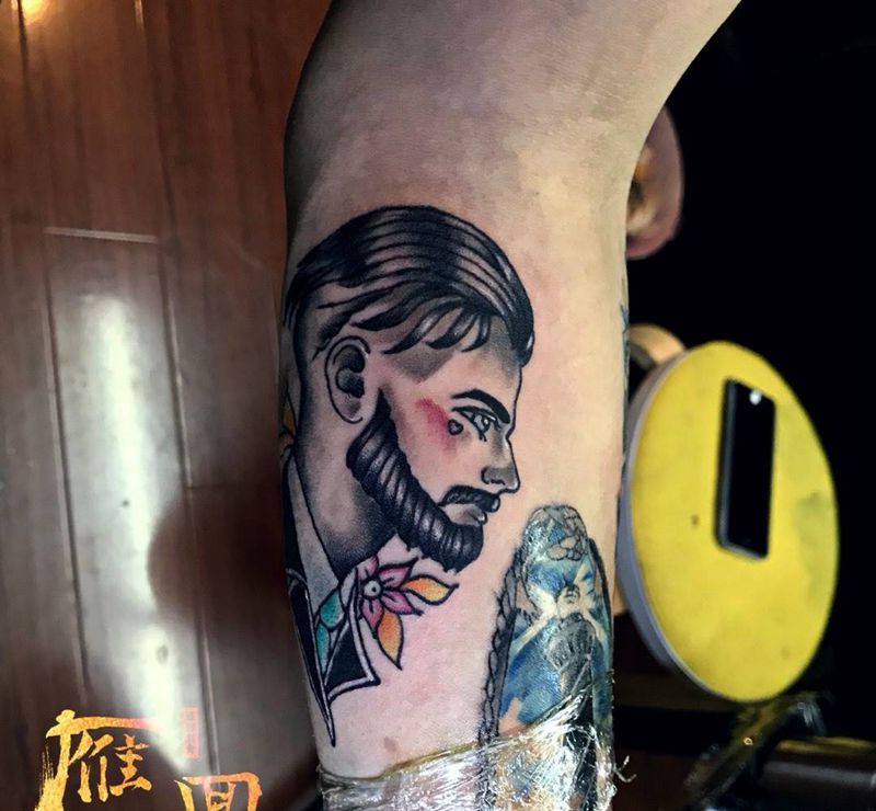 School拼接小图纹身图片