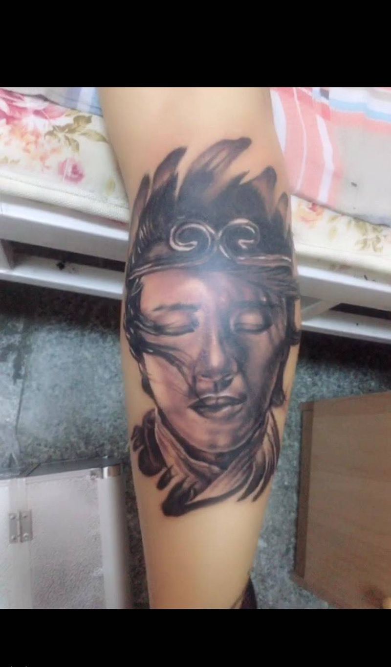 至尊宝纹身图片