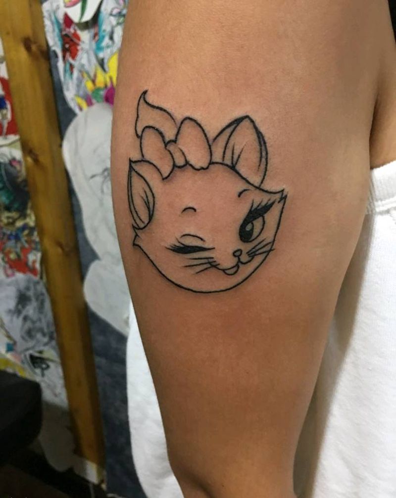 小猫纹身图片