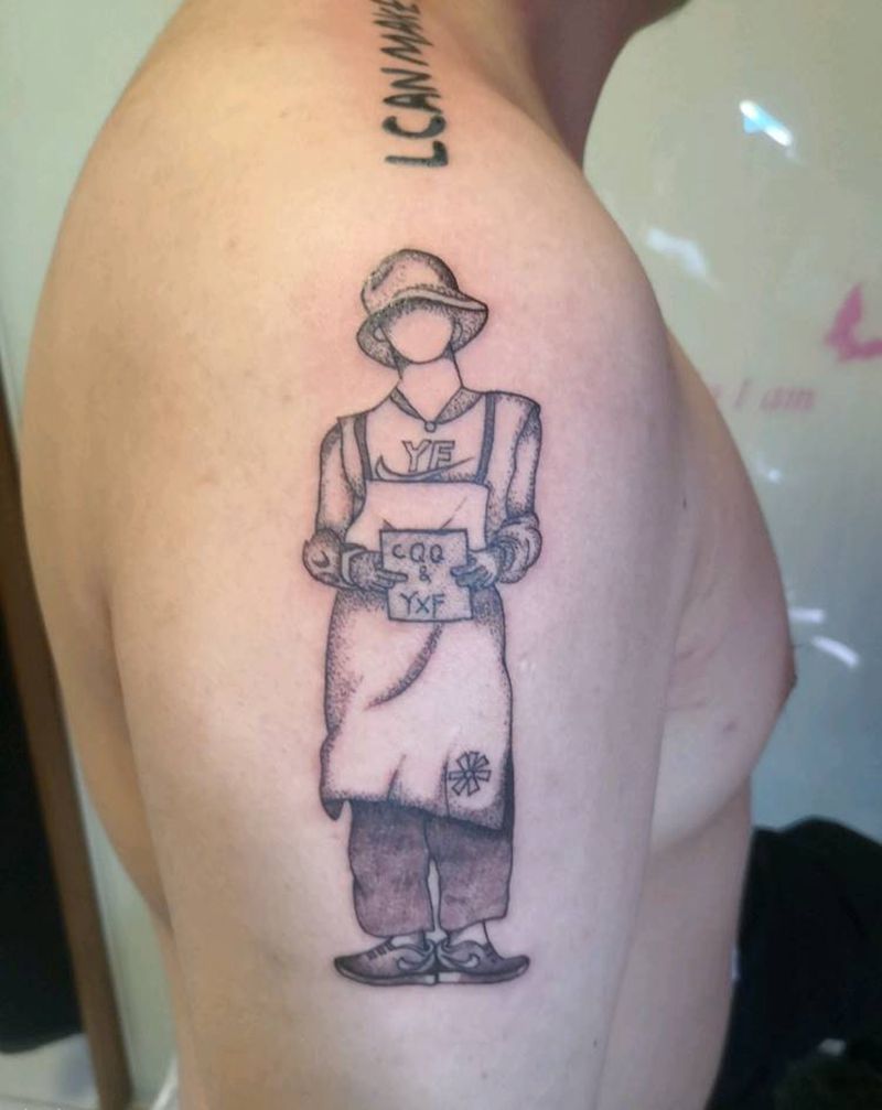 抽象纹身图片_手臂纹身图案