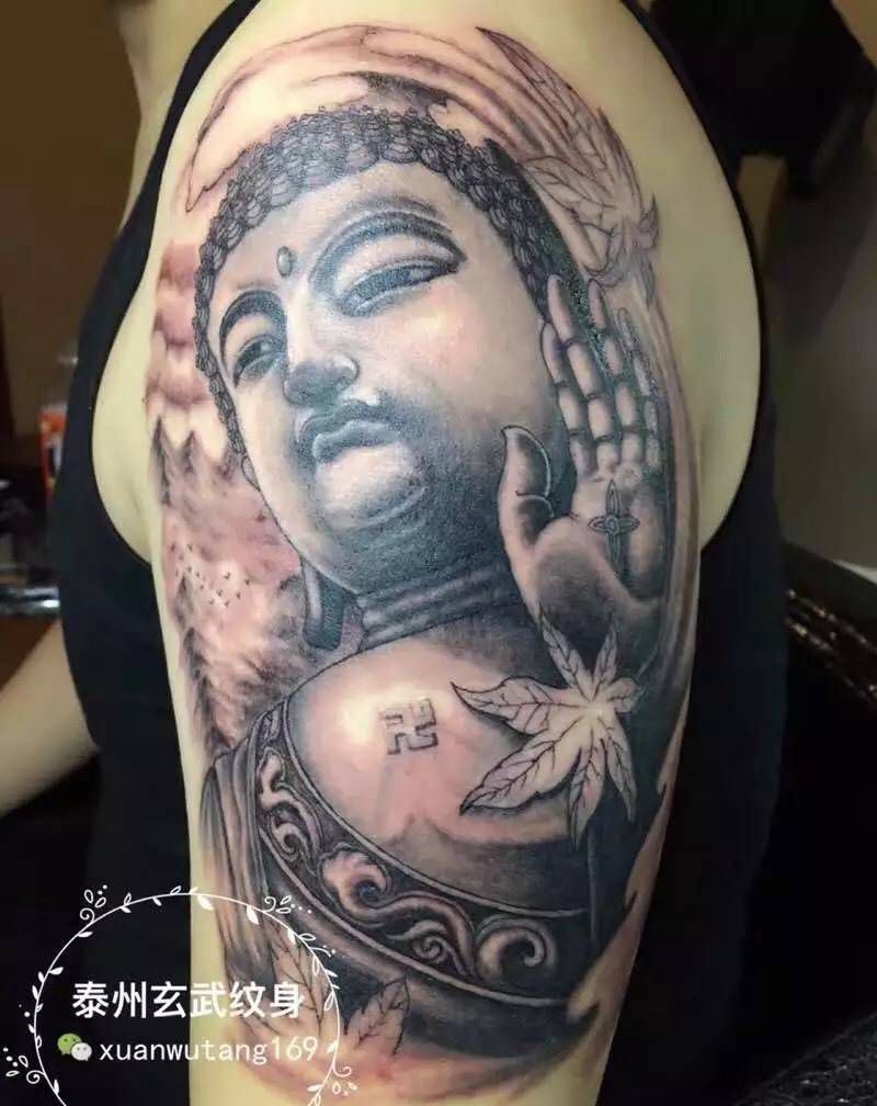 佛祖纹身图片