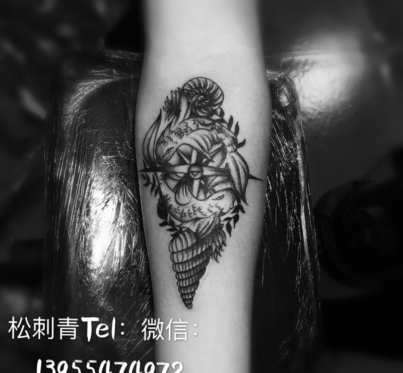 双鱼星座纹身图片