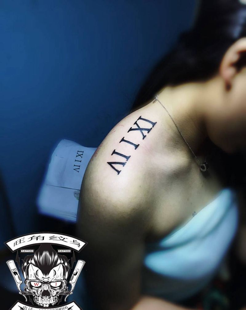 女生图案纹身图片