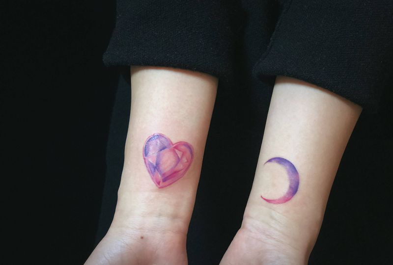 小清新纹身图片