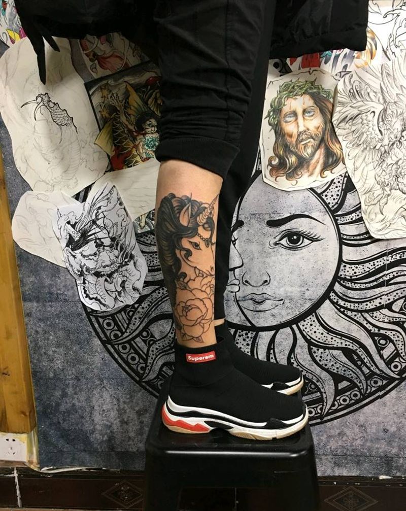 独角兽纹身图片