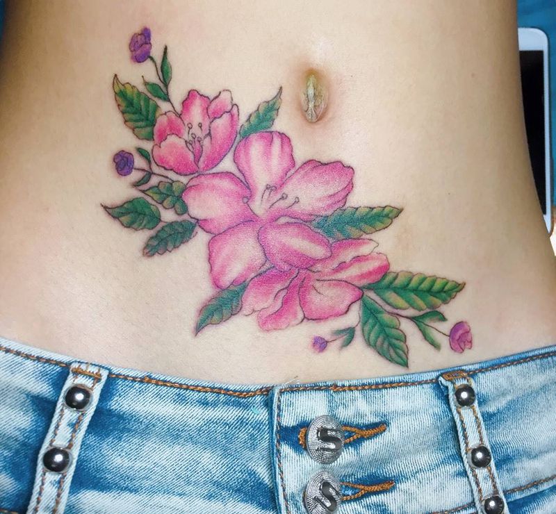 遮盖胎记纹身图片