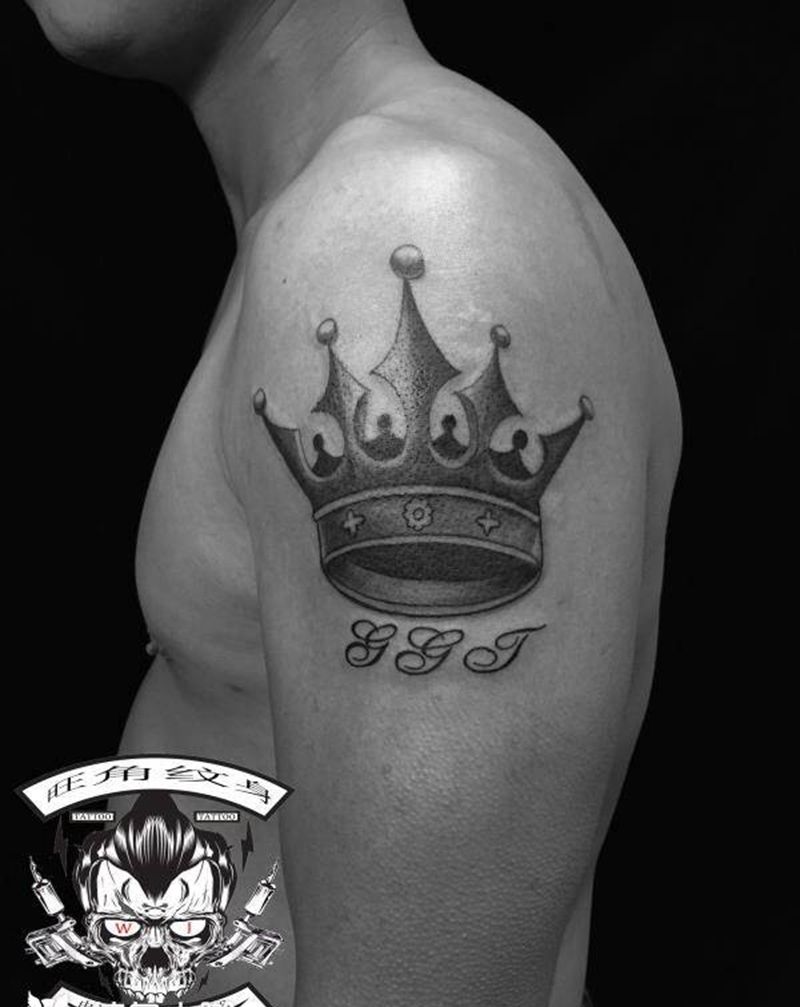 皇冠纹身图片