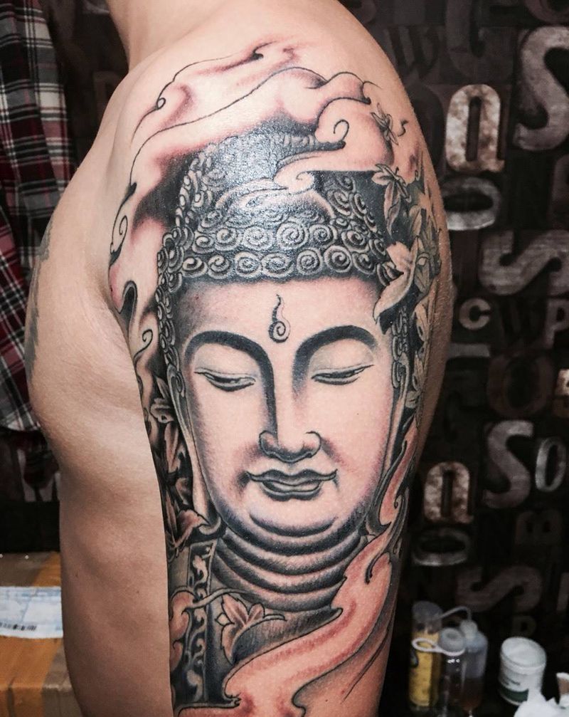 佛纹身图片
