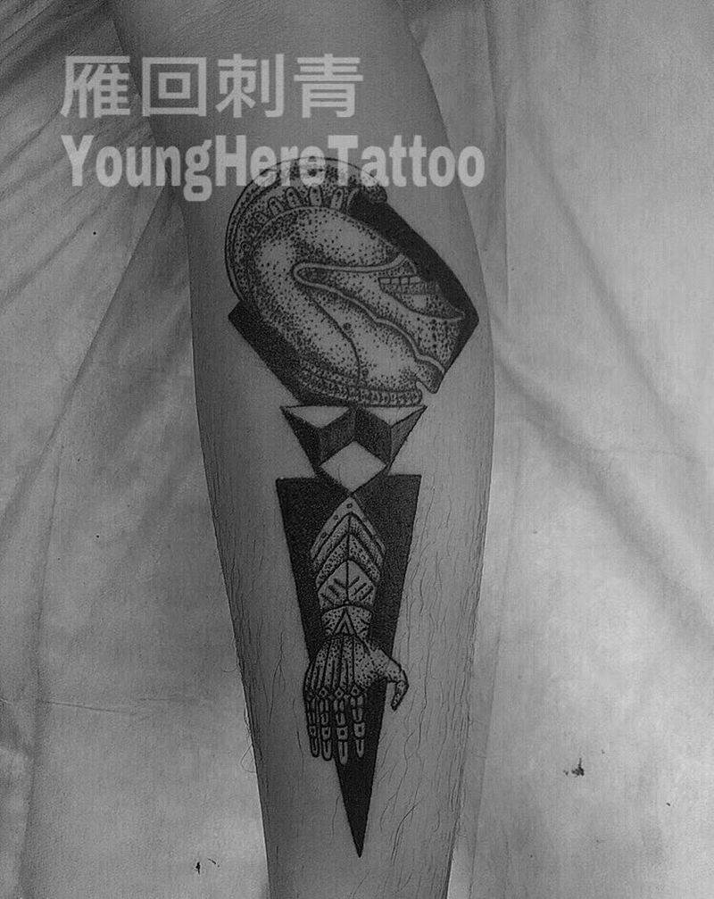 修改-点刺士兵纹身图片