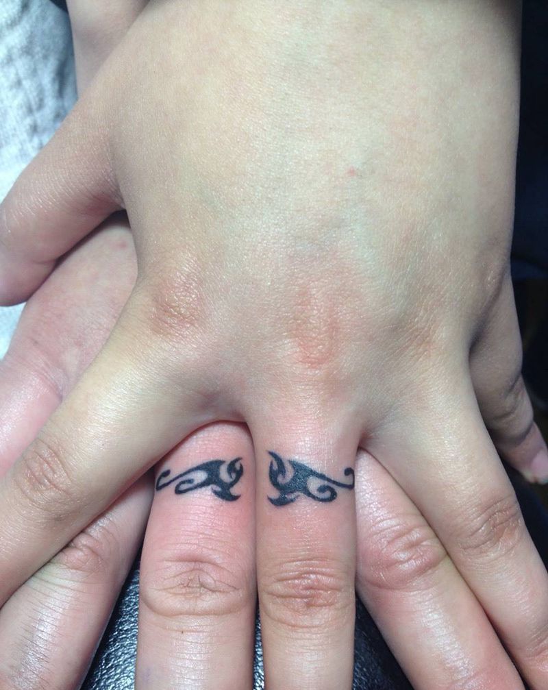 情侣纹身纹身图片_成品纹身图案