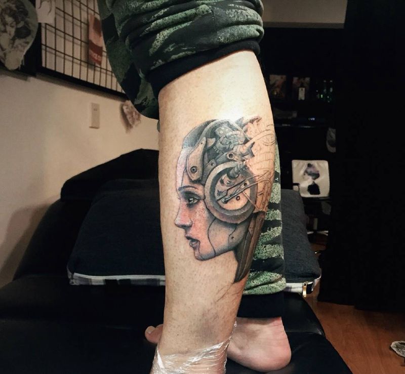 未完成纹身图片