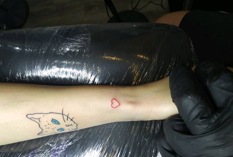 闺蜜图纹身图片_手臂纹身图案