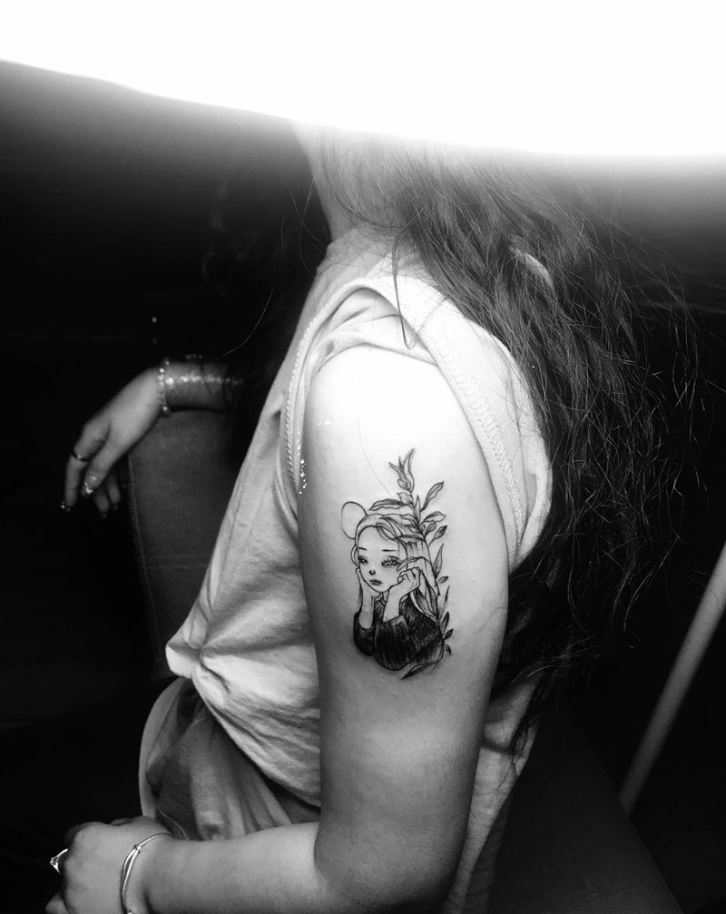 1纹身图片_手臂1纹身图案