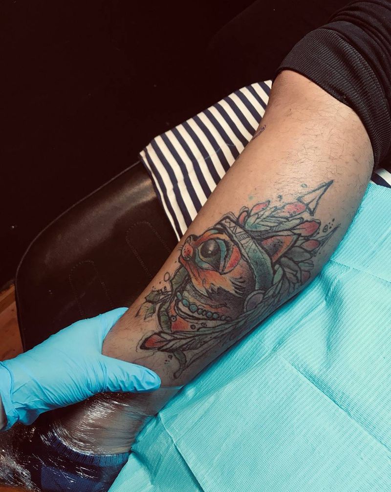 修复好的纹身图片