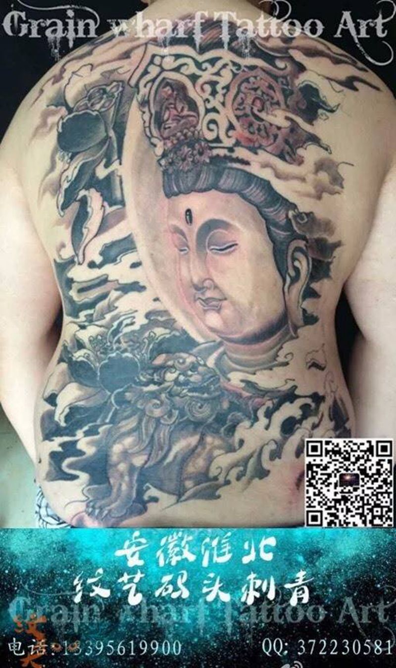 文殊菩萨纹身图片