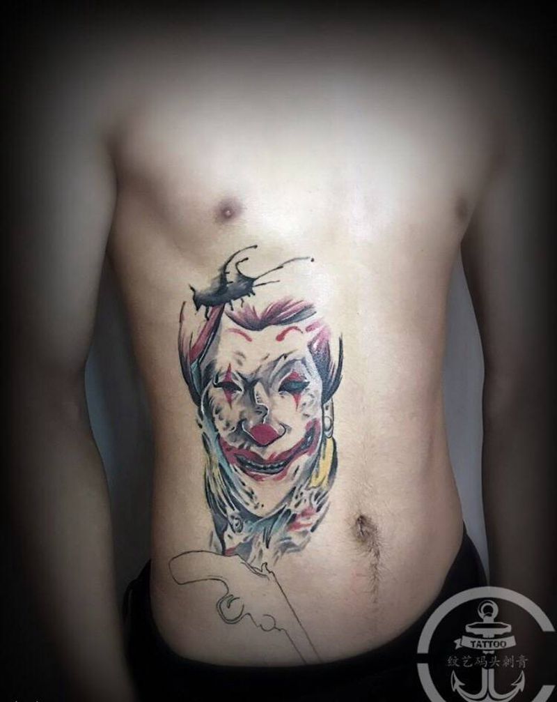 小丑纹身图片