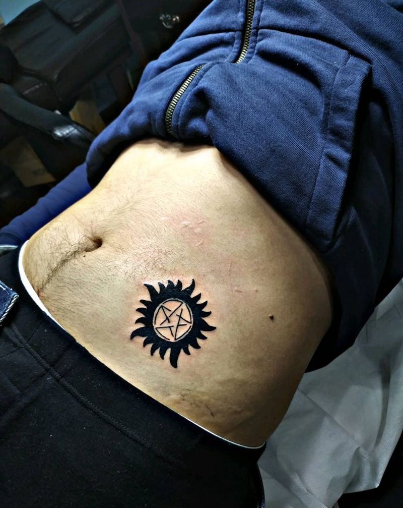 太阳图腾纹身图片