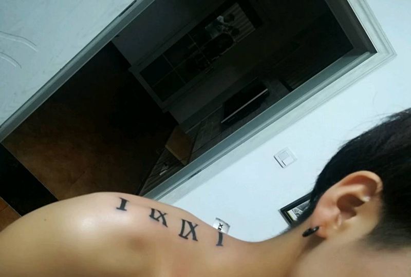 古罗马数字纹身图片