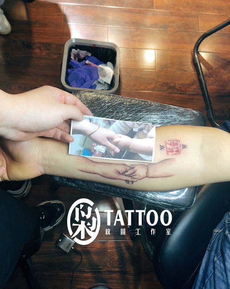 亲子设计纹身图片