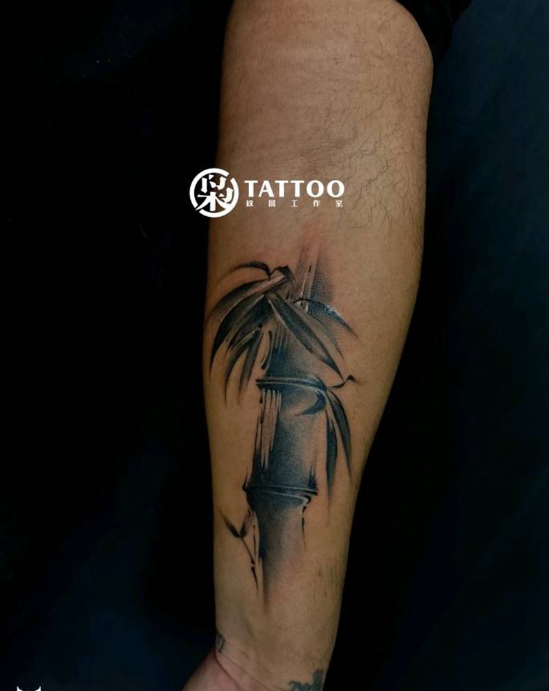 小图组合纹身图片_手臂水墨纹身图案